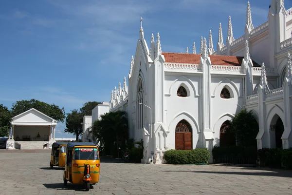 圣托默大教堂大教堂，教堂，钦奈印度 — 图库照片