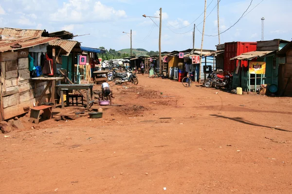 stock image Shanty Town in Kampala - Uganda, Africa