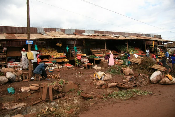 Shanty Cidade em Kampala - Uganda, África — Fotografia de Stock