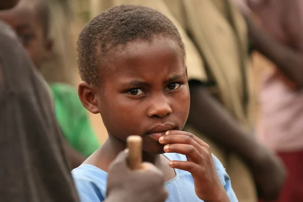 우간다로 콩고에서 크로스 콩고-11 월 2 일: 난민 — 스톡 사진