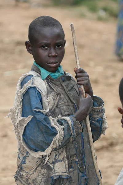クロスでウガンダにコンゴからのコンゴ - 11 月 2 日: 難民 — ストック写真