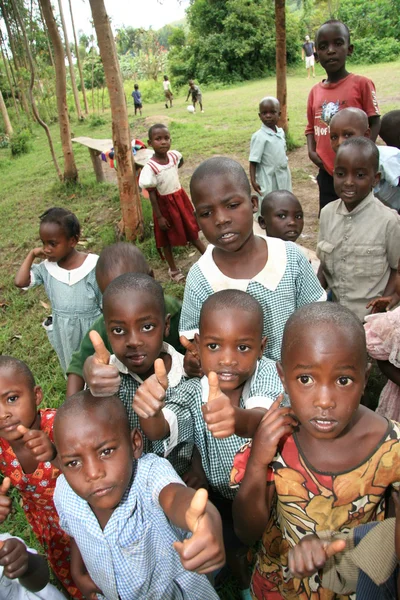 Miejscowej szkoły, uganda, Afryka — Zdjęcie stockowe