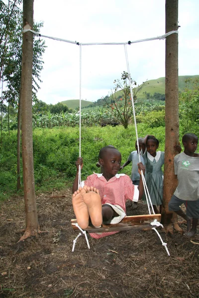 Местная школа, Уганда, Африка — стоковое фото