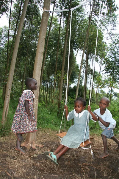Scuola locale, Uganda, Africa — Foto Stock