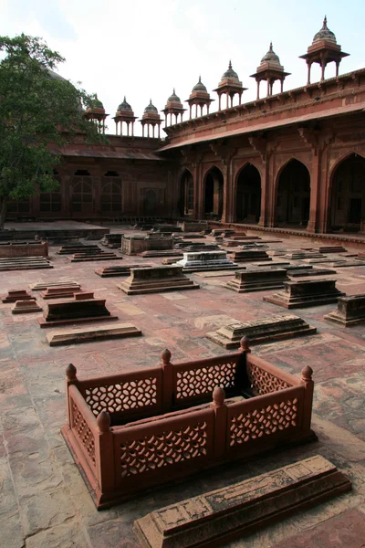Hrob kamenný, náhrobní kámen - fatehpur sikri, agra, Indie — Stock fotografie