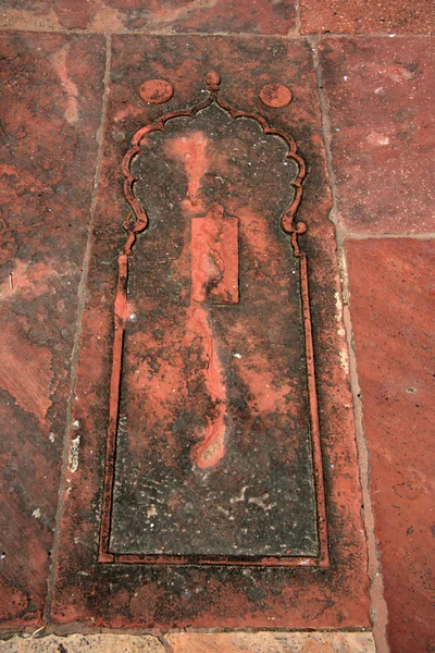 墓、墓の石 - ファテープル ・ シークリー、アグラ、インド — ストック写真