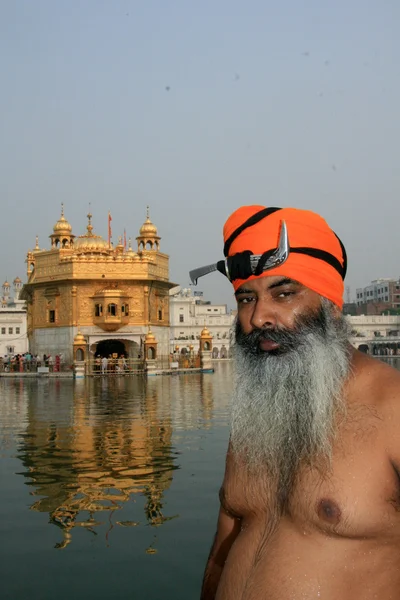 Zlatý chrám, amritsar, Indie — Stock fotografie