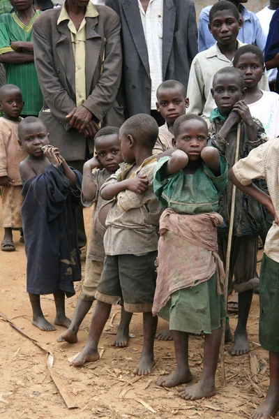우간다로 콩고에서 크로스 콩고-11 월 2 일: 난민 — 스톡 사진