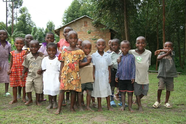 当地学校，乌干达非洲 — 图库照片