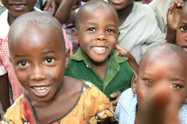 Lokala skolan, uganda, Afrika — Stockfoto