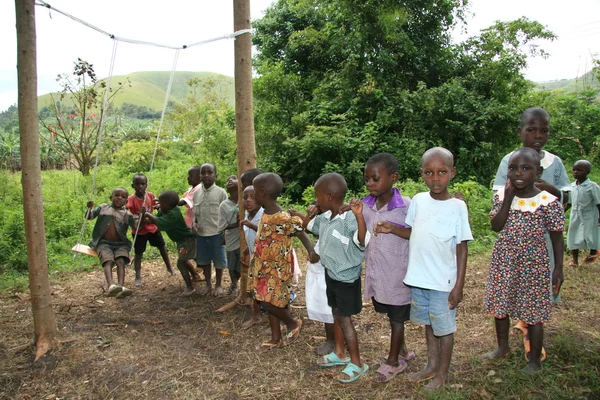 Escola local, Uganda, África — Fotografia de Stock