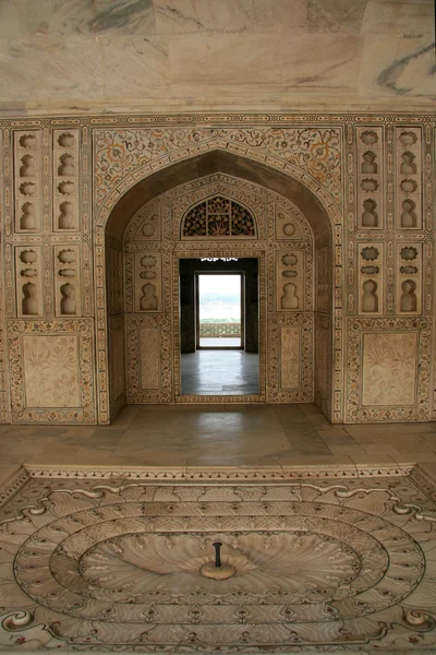 Shish Mahal (Palácio de vidro), Forte de Agra, Agra, Índia — Fotografia de Stock