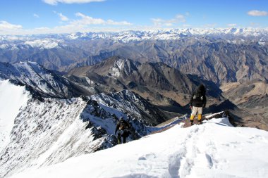 dağcı - dağ tırmanışı-stok kangri (6, 150m - 20, 080ft), Hindistan