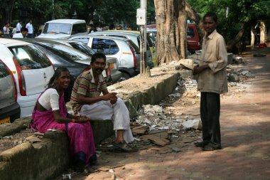 The Streets of Mumbai, India clipart