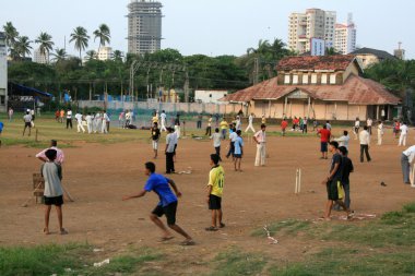 Kriket - marine drive, mumbai, Hindistan