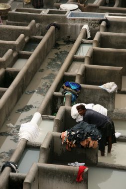 Dhoby ghat Çamaşırhane, mumbai, Hindistan