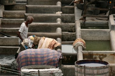 Dhoby ghat Çamaşırhane, mumbai, Hindistan