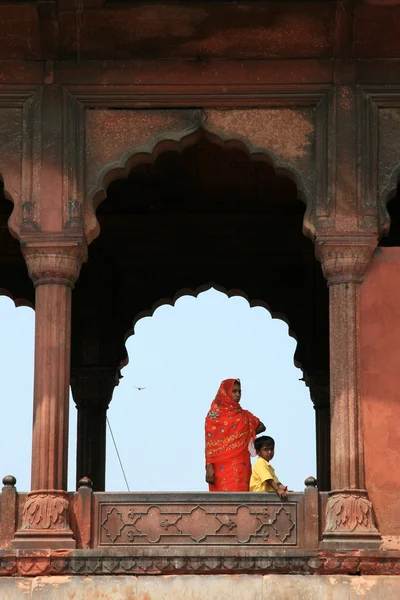 Jama Masjid, Delhi, Índia — Fotografia de Stock