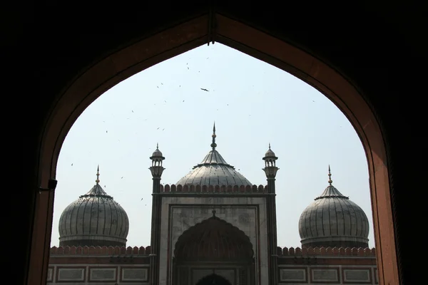 贾马清真寺，德里，印度 — 图库照片