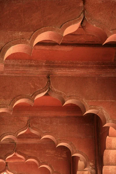 Κόκκινο φρούριο, Δελχί, Ινδία — Φωτογραφία Αρχείου