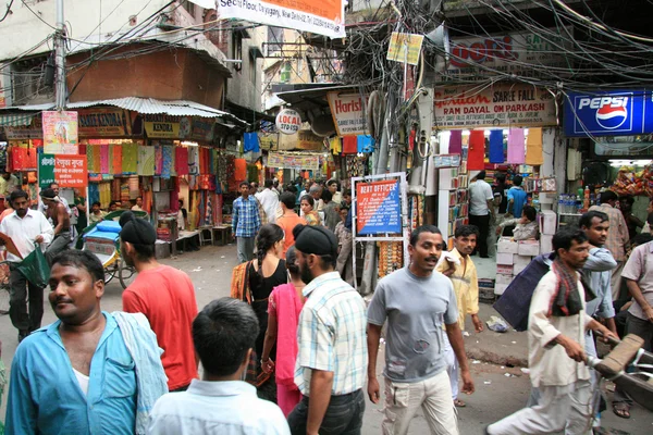 Starego delhi, delhi, Indie — Zdjęcie stockowe