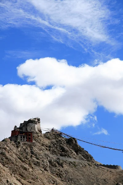 Castelo de Tsemo, Leh, Índia — Fotografia de Stock