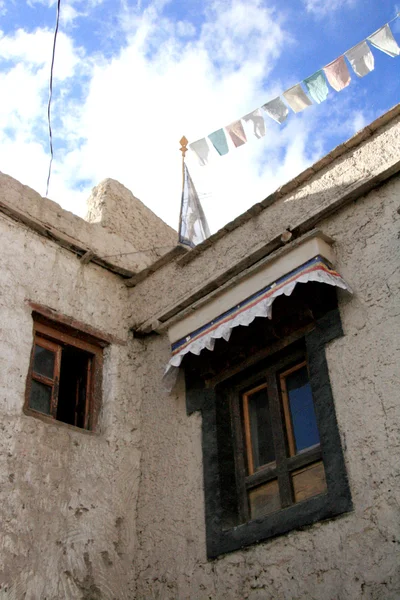 Edifício tradicional - Leh, Índia — Fotografia de Stock