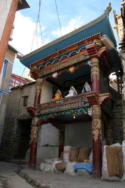 Traditioneel gebouw - leh, india — Stockfoto