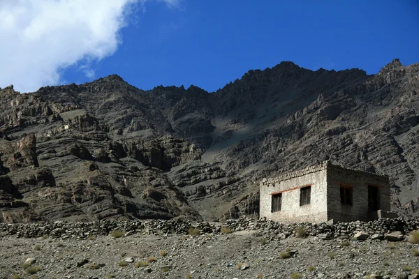 Steinhütte, Gebäude, Indien — Stockfoto