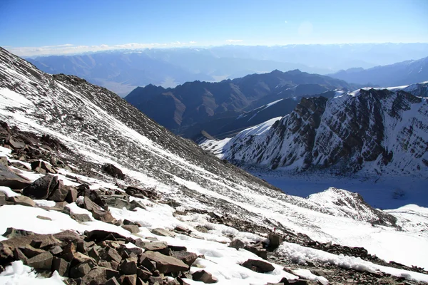山峰-喜马拉雅山、 印度 — 图库照片