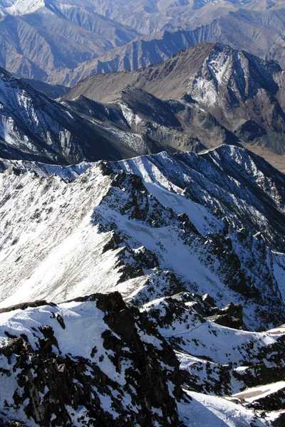 Bjergtoppe - Himalaya, Indien - Stock-foto
