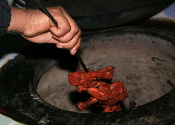 Цыпленок Тандури, Индия — стоковое фото