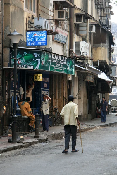 Gatorna i mumbai, Indien — Stockfoto