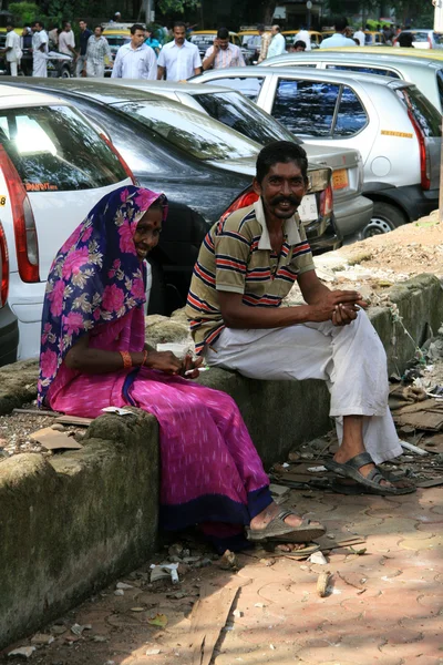 De straten van mumbai, india — Stockfoto