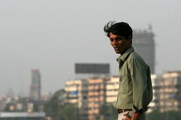 青年-海洋驱动器、 孟买、 印度 — 图库照片