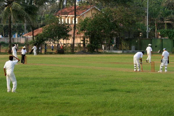 Cricket - marine drive, mumbai, Indien — Stockfoto