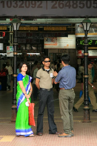 Terminal de Victoria, mumbai, india — Foto de Stock