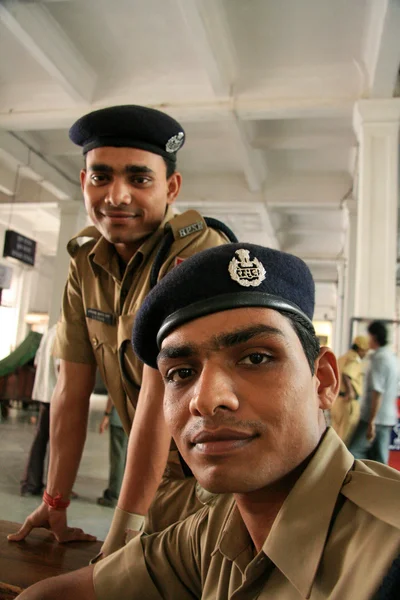 stock image Security - Victoria Terminus, Mumbai, India