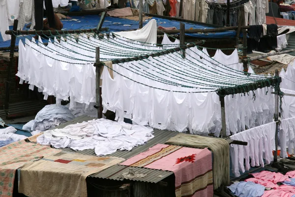 Dhoby lavanderia di ghat, mumbai, india — Foto Stock