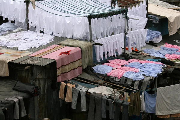 Πλούσια Γκατ πλυντήριο, Βομβάη, Ινδία — Φωτογραφία Αρχείου
