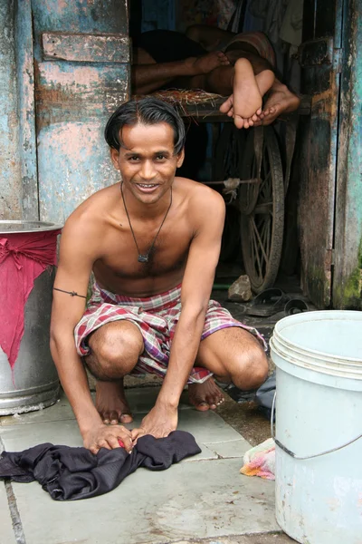 Bombaby、ムンバイ、インドのスラム街 — ストック写真