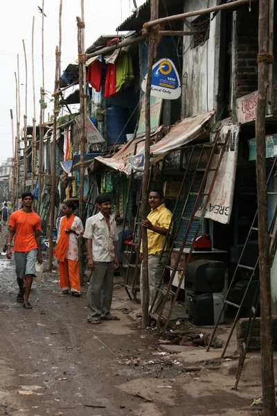 Slumů v bombaby, mumbai, Indie — Stock fotografie