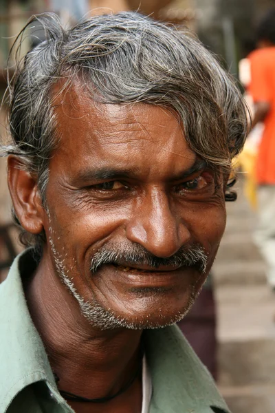 Homem indiano - Banganga Village, Mumbai, Índia — Fotografia de Stock