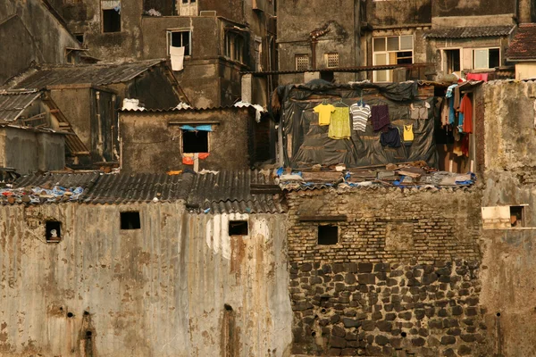 Perumahan Kemiskinan Desa Banganga, Mumbai, India — Stok Foto