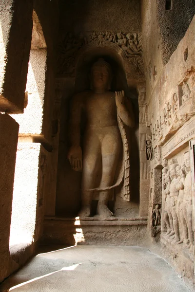 불교 동굴-산 자 간디의 NP 뭄바이, 인도 — 스톡 사진