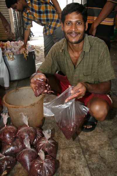 Hígado - Mercado de Crawford, Mumbai, India — Foto de Stock