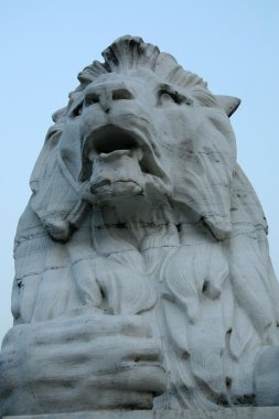Aslan heykeli - victoria Anıtı, Kalküta, Hindistan