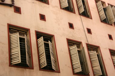 ahşap pencere kepenkleri - kolkata, Hindistan