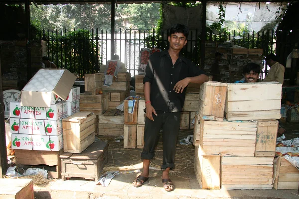 克劳福德市场，孟买印度 — 图库照片