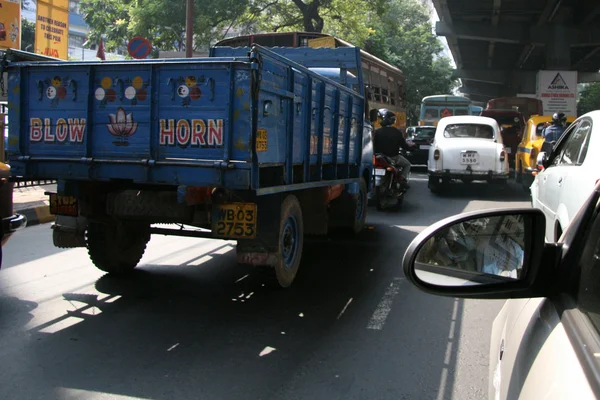 Lastvogn - Kolkata, Indien - Stock-foto